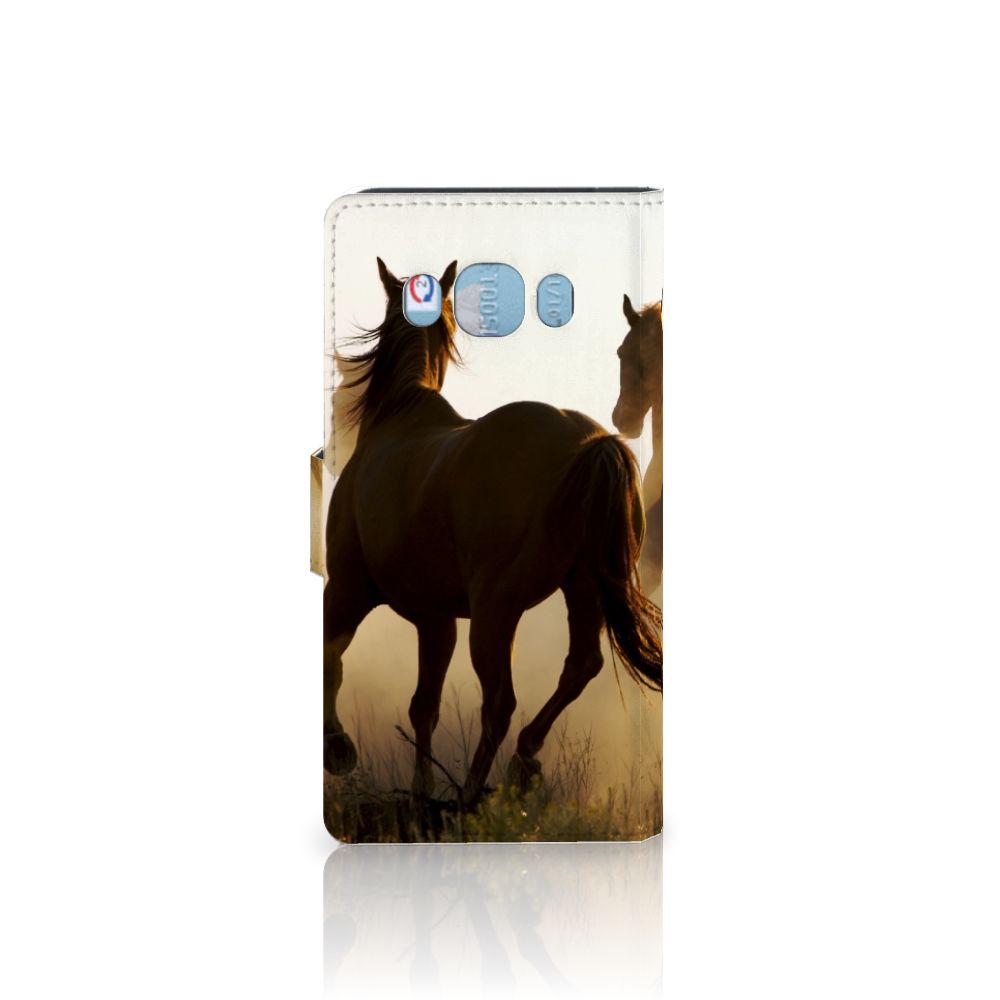 Samsung Galaxy J5 2016 Telefoonhoesje met Pasjes Design Cowboy
