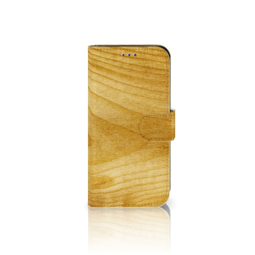 Samsung Galaxy S10e Book Style Case Licht Hout