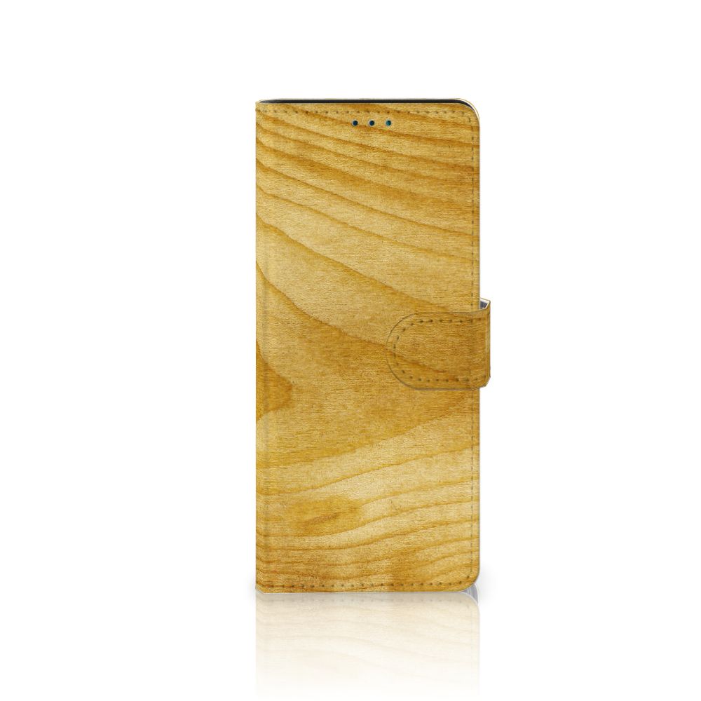 Sony Xperia 5III Book Style Case Licht Hout