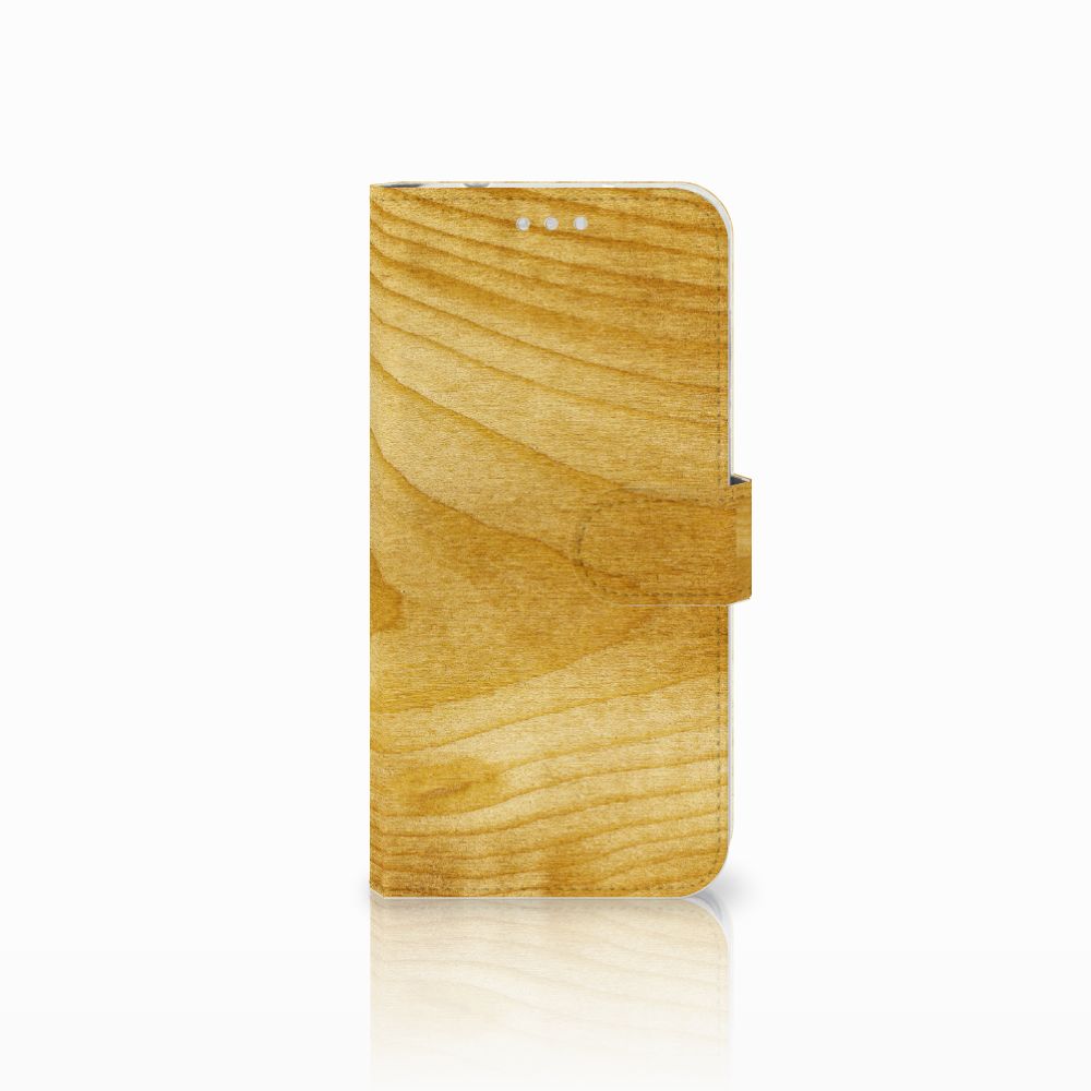 Huawei P20 Pro Book Style Case Licht Hout