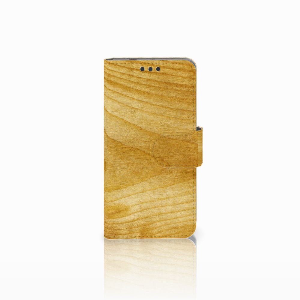 Sony Xperia Z3 Compact Book Style Case Licht Hout
