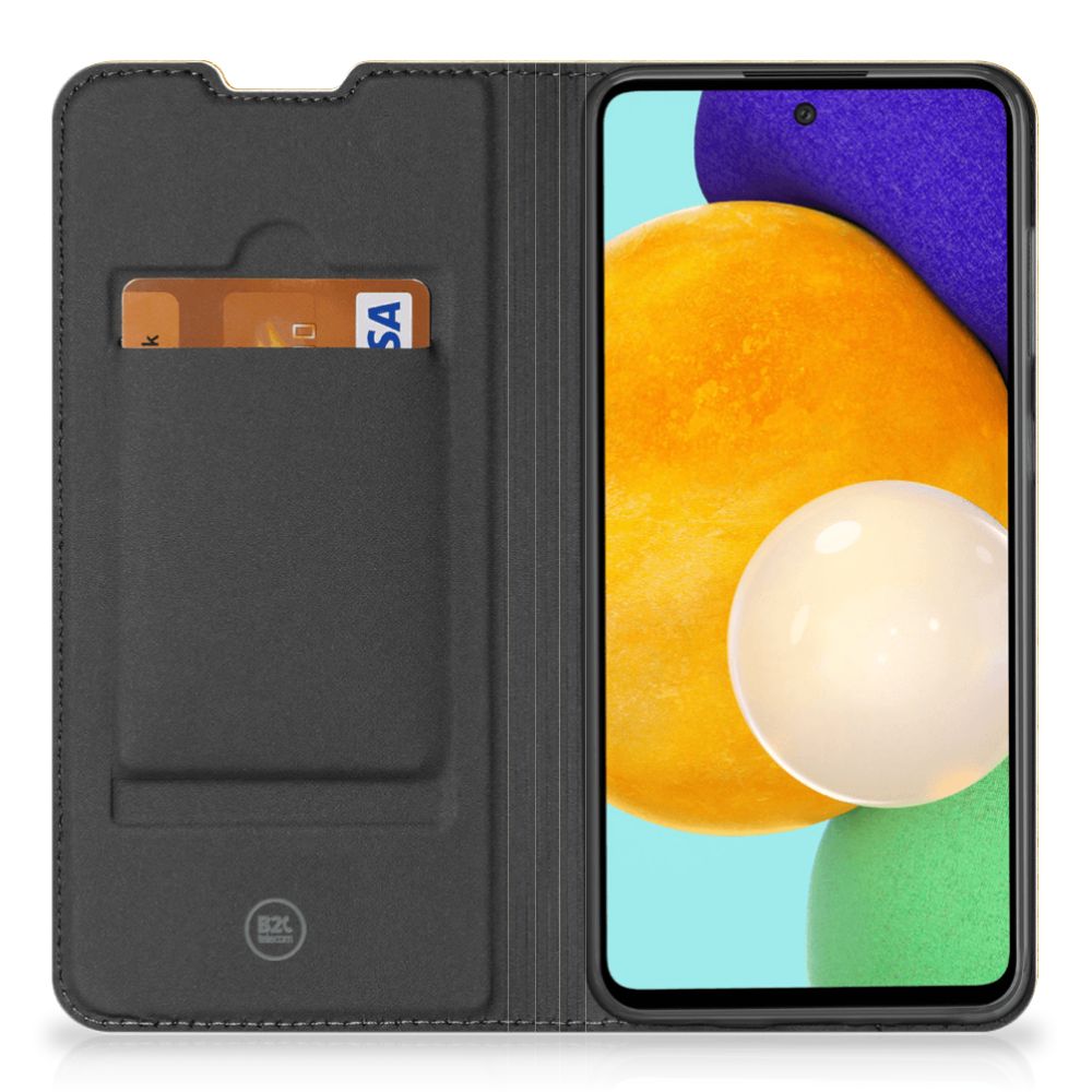 Samsung Galaxy A03s Book Wallet Case Licht Hout