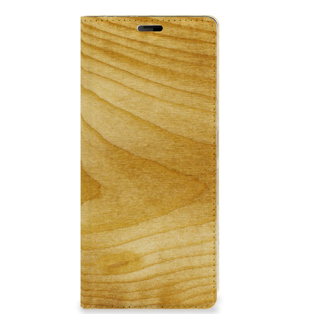 Sony Xperia 10 Plus Book Wallet Case Licht Hout