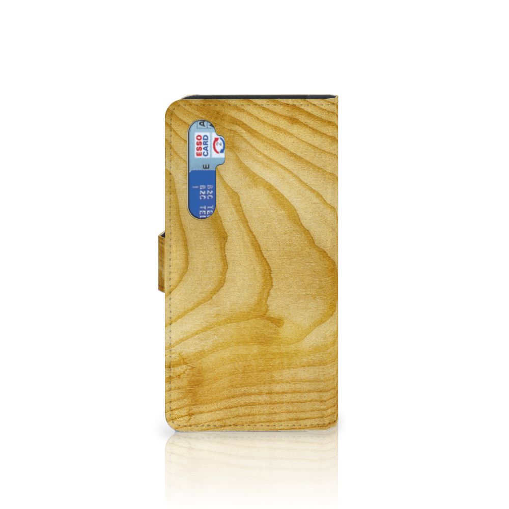Xiaomi Mi Note 10 Lite Book Style Case Licht Hout