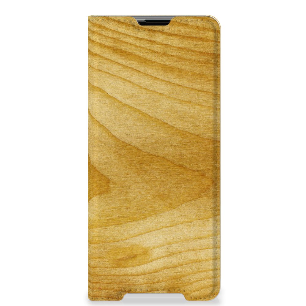 Sony Xperia 5 III Book Wallet Case Licht Hout