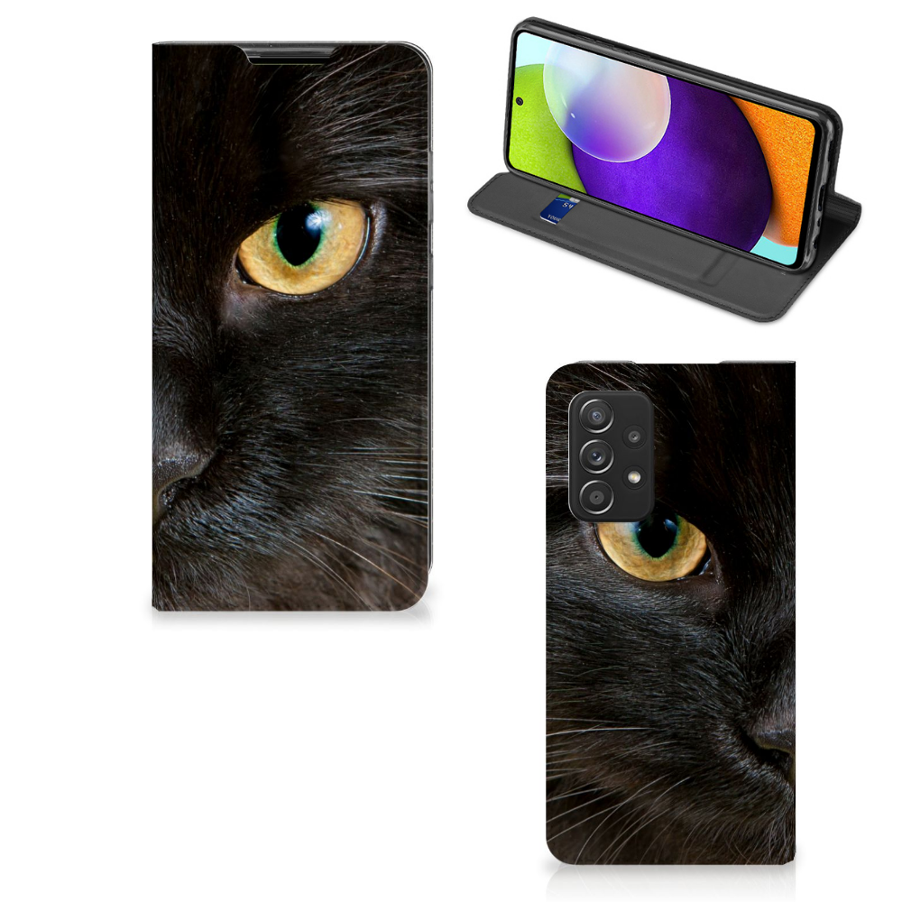 Samsung Galaxy A52 Hoesje maken Zwarte Kat