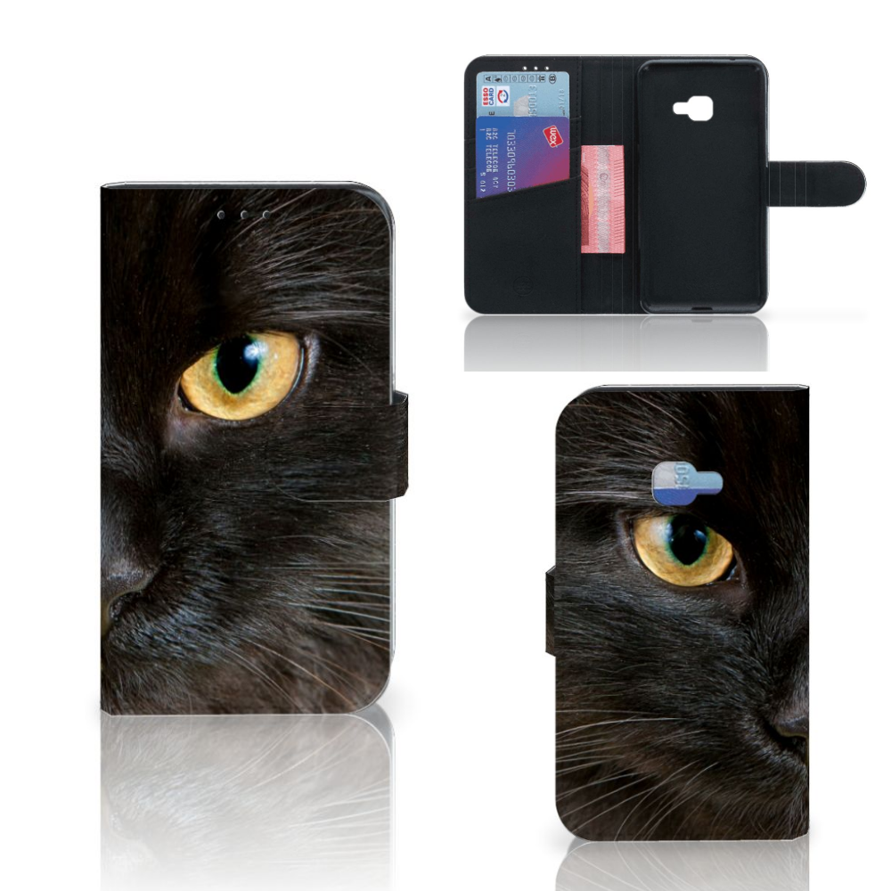 Uniek Hoesje Zwarte Kat voor de Samsung Galaxy Xcover 4