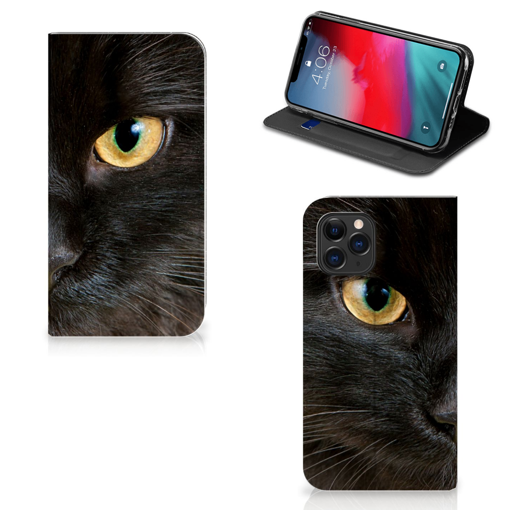 Apple iPhone 11 Pro Hoesje maken Zwarte Kat