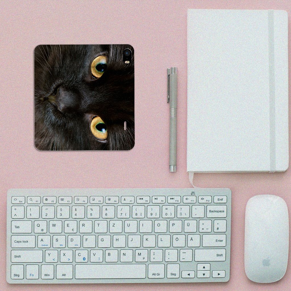 iPhone SE|5S|5 Hoesje maken Zwarte Kat