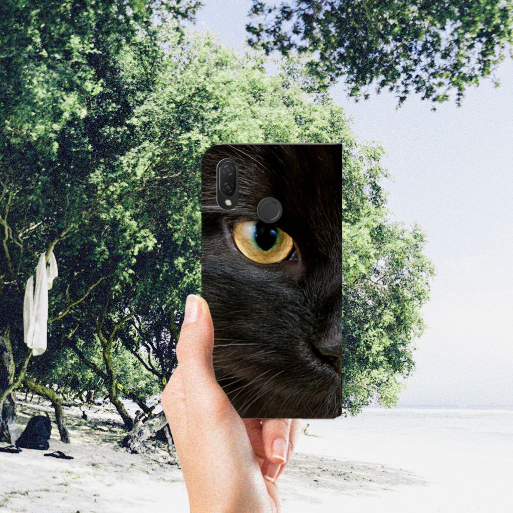 Huawei P Smart Plus Hoesje maken Zwarte Kat