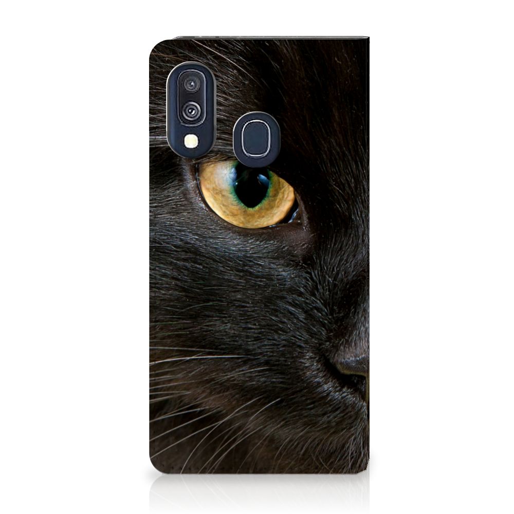 Samsung Galaxy A40 Hoesje maken Zwarte Kat