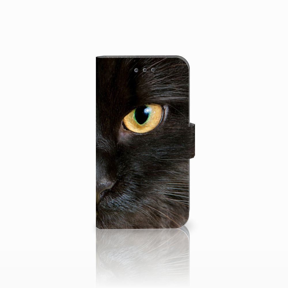 Samsung Galaxy Xcover 3 | Xcover 3 VE Telefoonhoesje met Pasjes Zwarte Kat