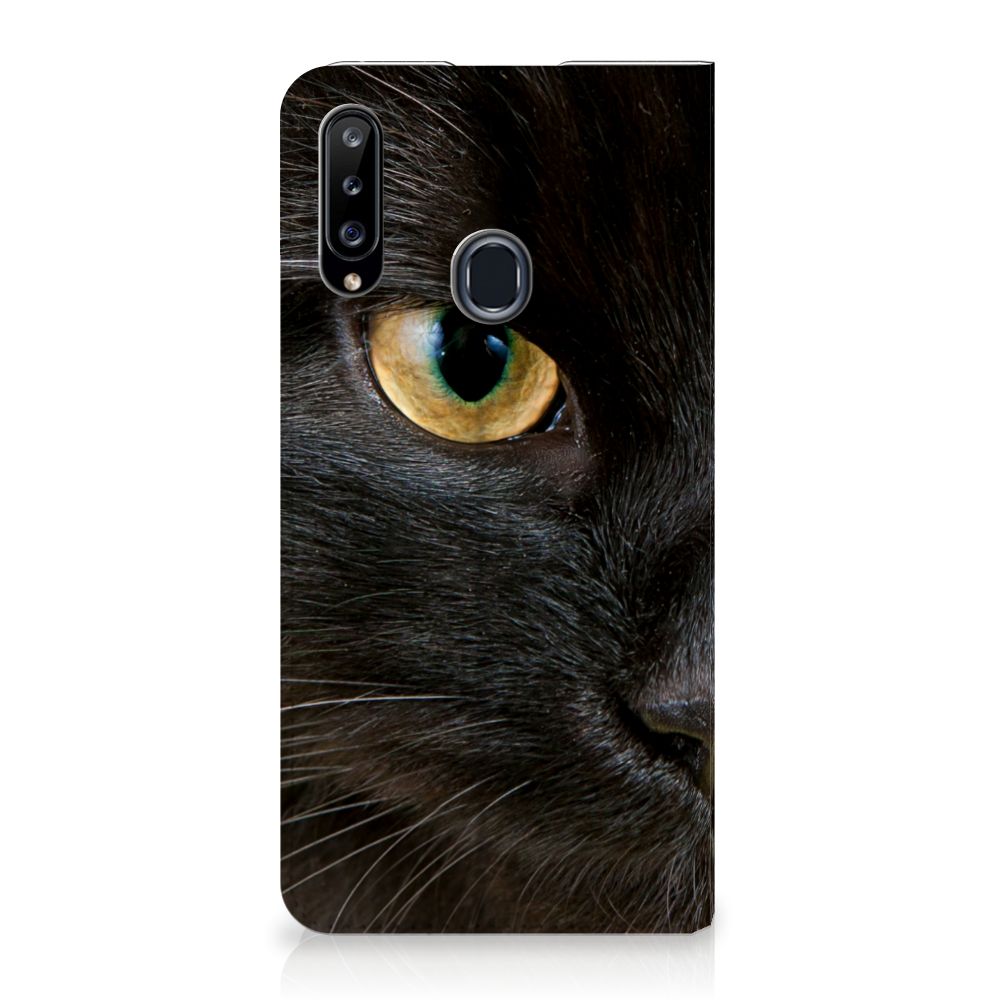 Samsung Galaxy A20s Hoesje maken Zwarte Kat