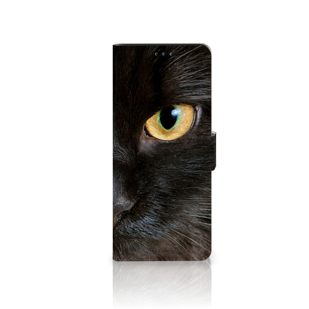 Sony Xperia 5III Telefoonhoesje met Pasjes Zwarte Kat
