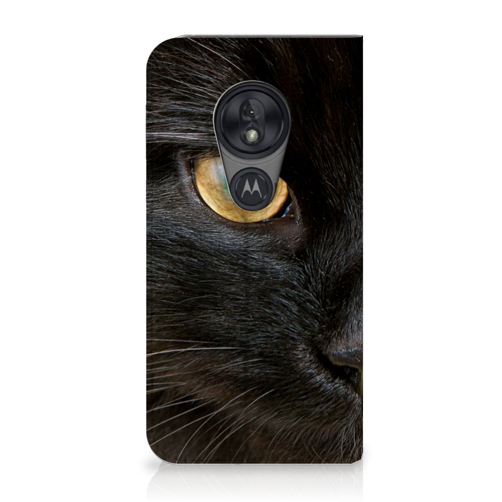 Motorola Moto G7 Play Hoesje maken Zwarte Kat