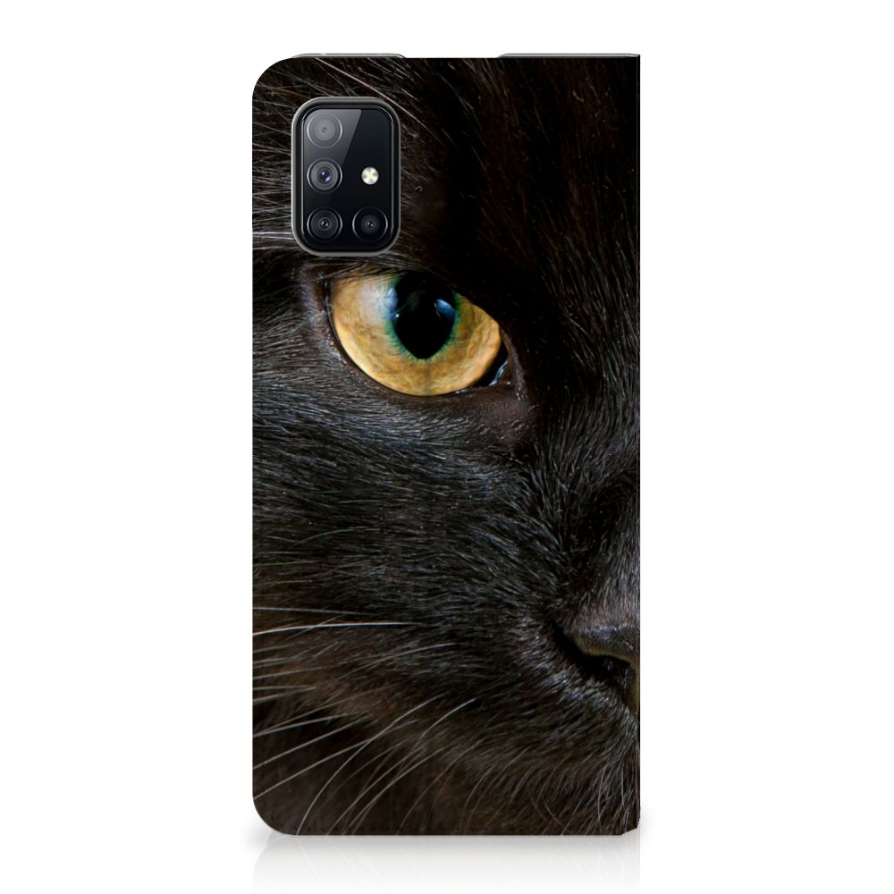 Samsung Galaxy M51 Hoesje maken Zwarte Kat