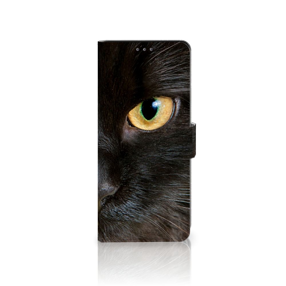 Sony Xperia 5II Telefoonhoesje met Pasjes Zwarte Kat