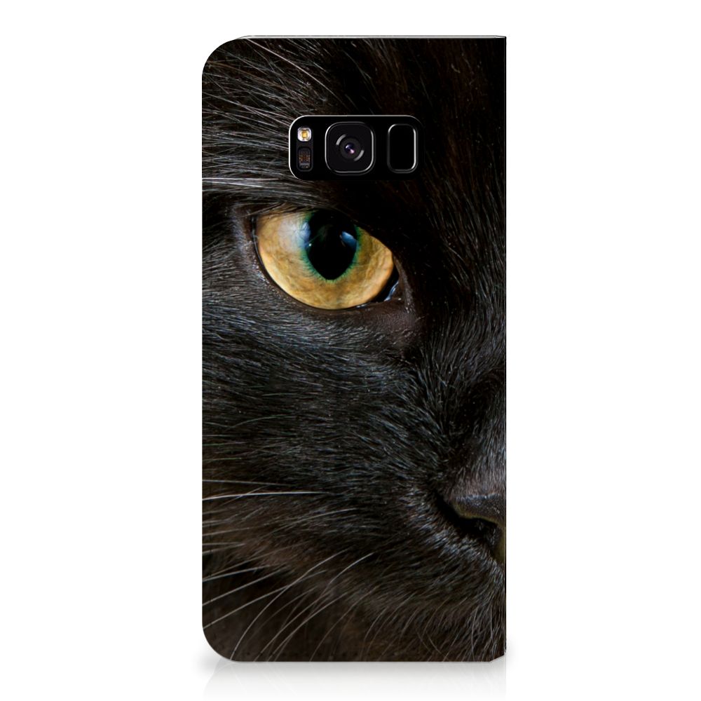 Samsung Galaxy S8 Hoesje maken Zwarte Kat