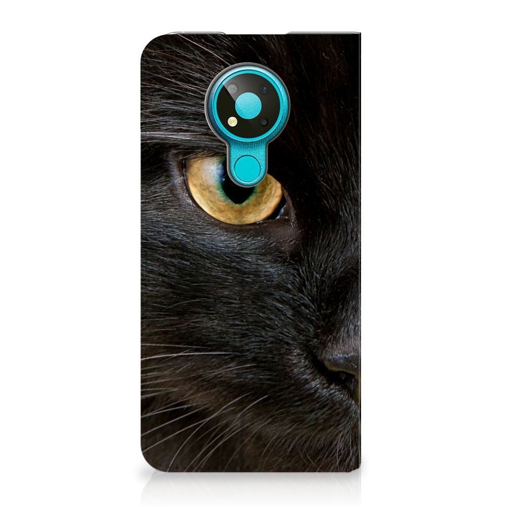 Nokia 3.4 Hoesje maken Zwarte Kat