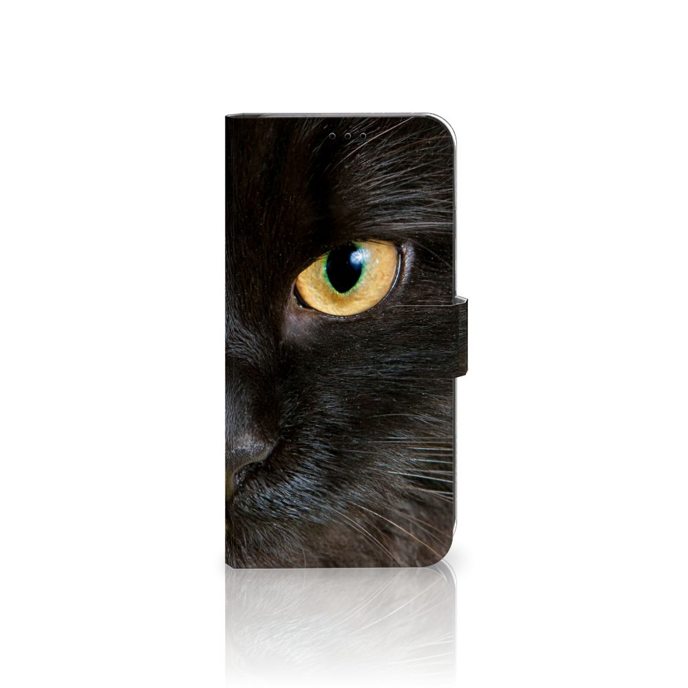 Apple iPhone Xs Max Telefoonhoesje met Pasjes Zwarte Kat