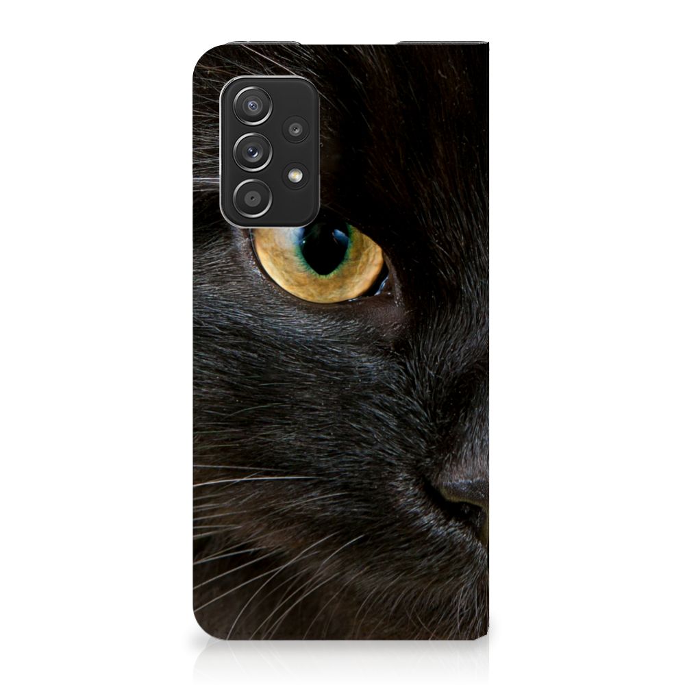 Samsung Galaxy A72 (5G/4G) Hoesje maken Zwarte Kat