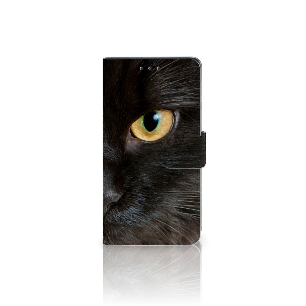 Sony Xperia Z3 Telefoonhoesje met Pasjes Zwarte Kat