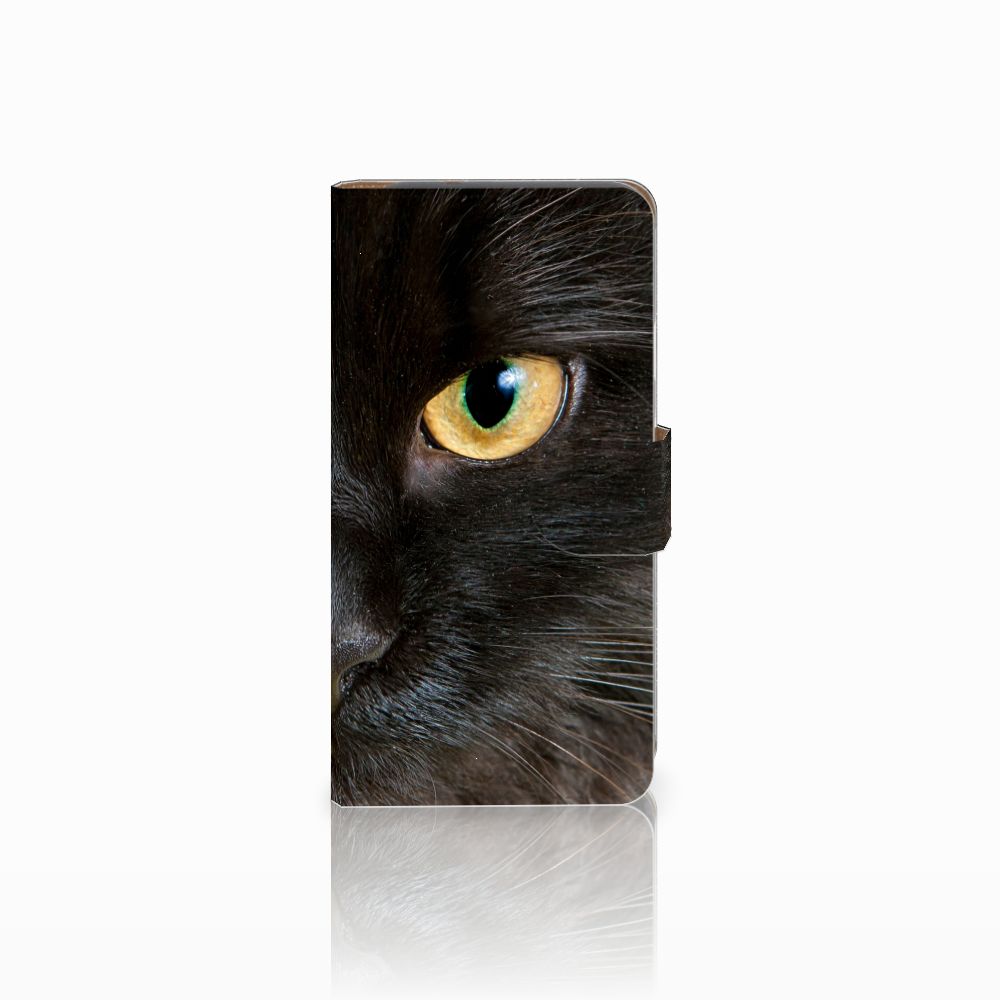 Google Pixel Telefoonhoesje met Pasjes Zwarte Kat