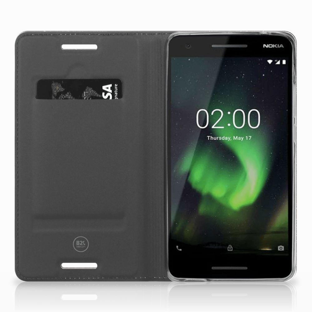 Nokia 2.1 2018 Hoesje maken Zwarte Kat