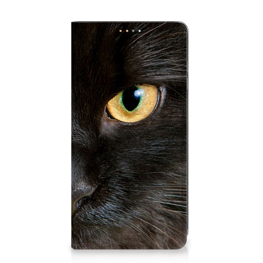 Samsung Galaxy A32 4G | A32 5G Enterprise Editie Hoesje maken Zwarte Kat