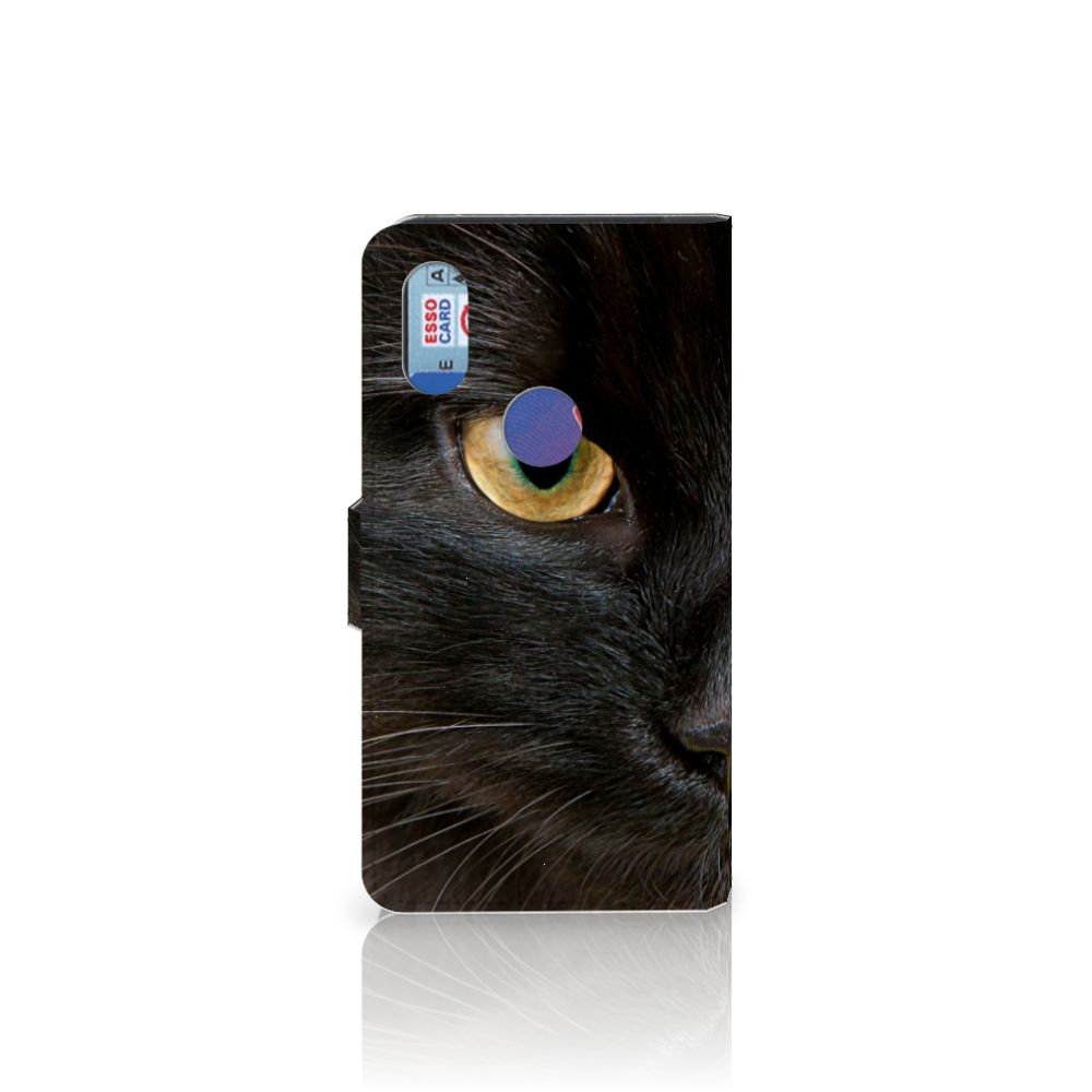 Xiaomi Mi Mix 2s Telefoonhoesje met Pasjes Zwarte Kat