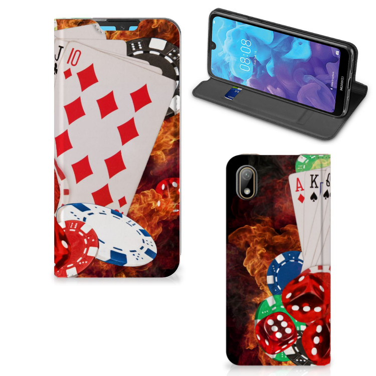 Huawei Y5 (2019) Hippe Standcase Casino