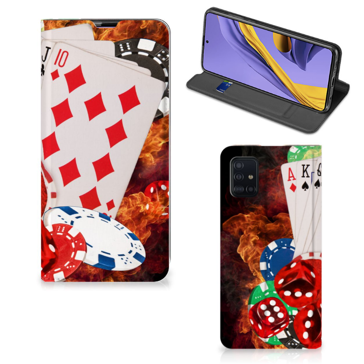 Samsung Galaxy A51 Hippe Standcase Casino