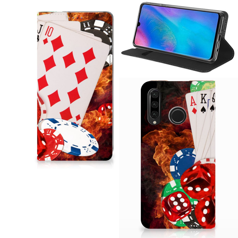 Huawei P30 Lite New Edition Hippe Standcase Casino