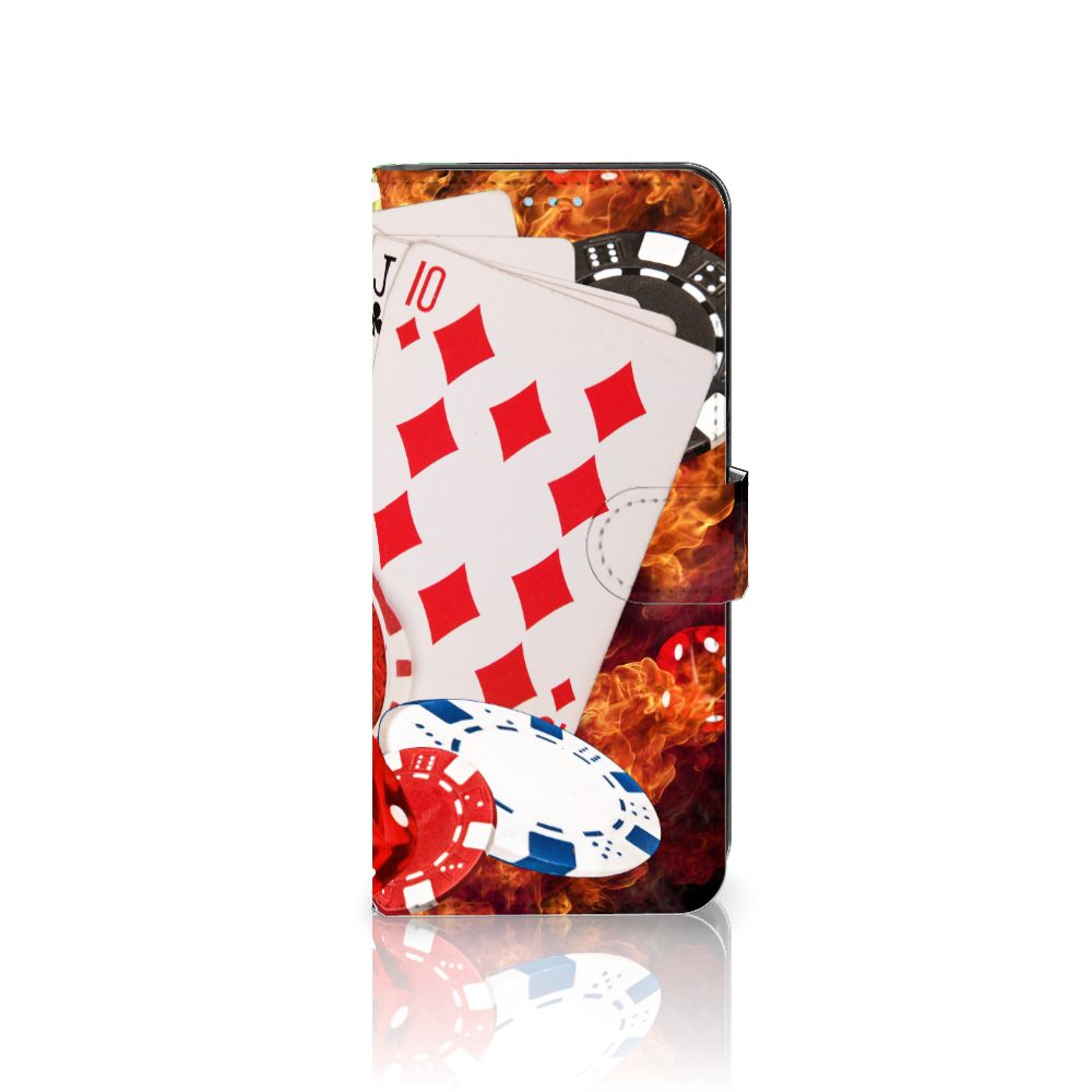 Xiaomi Redmi Note 11/11S Wallet Case met Pasjes Casino