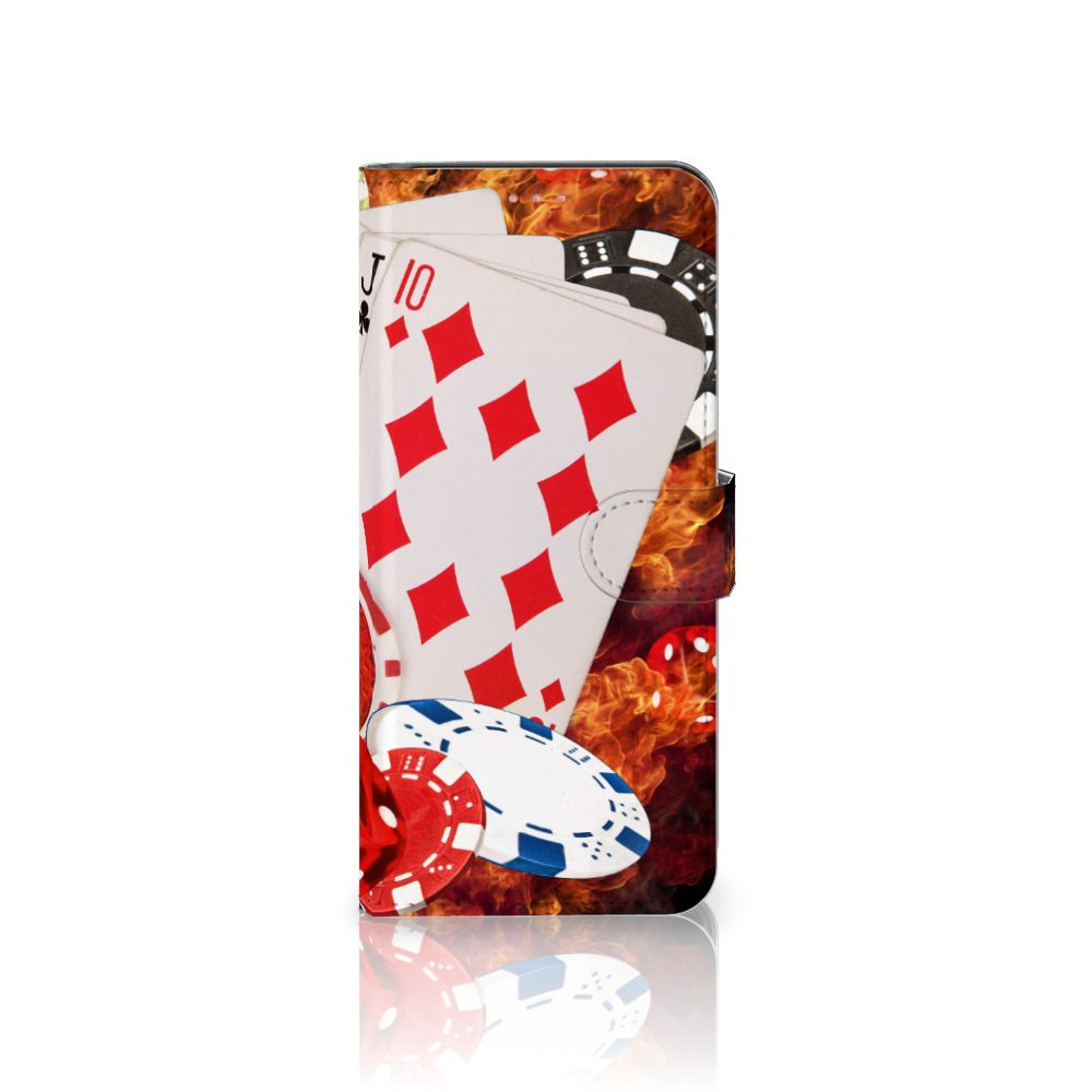 Samsung Galaxy A72 Wallet Case met Pasjes Casino