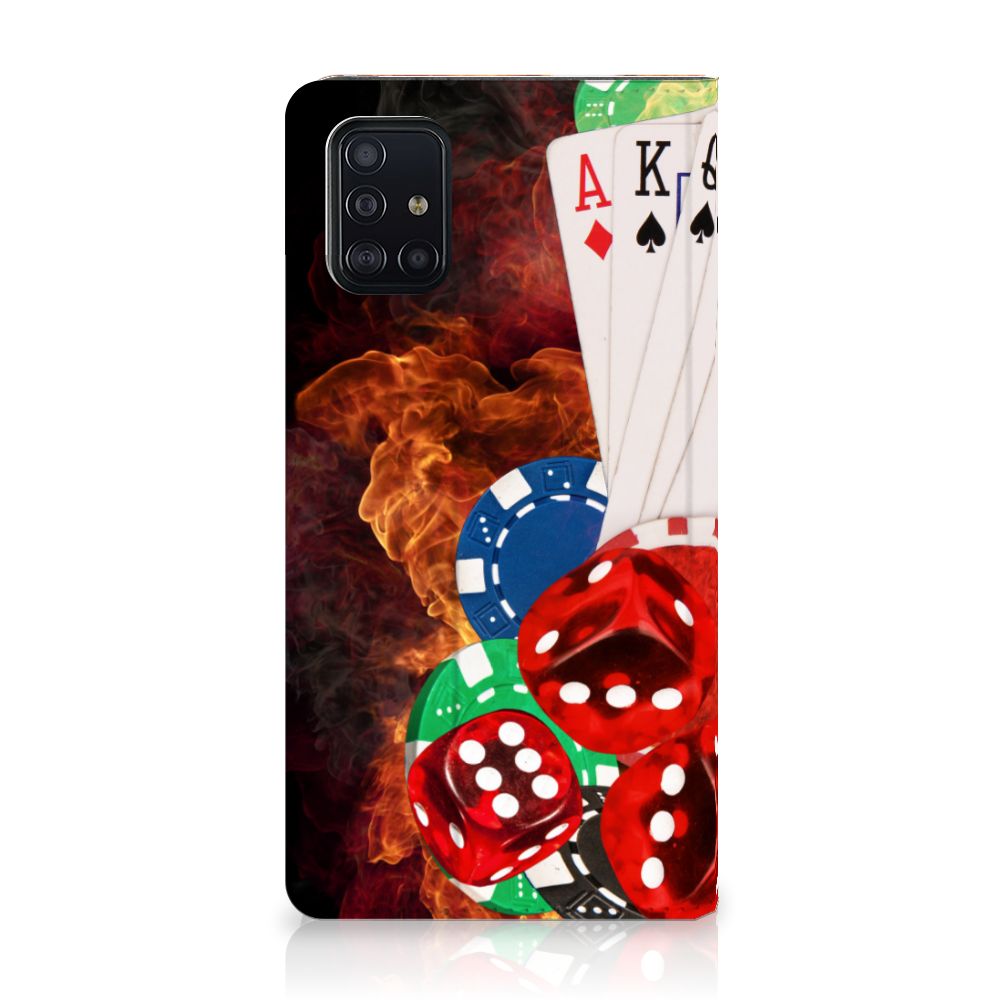 Samsung Galaxy A51 Hippe Standcase Casino