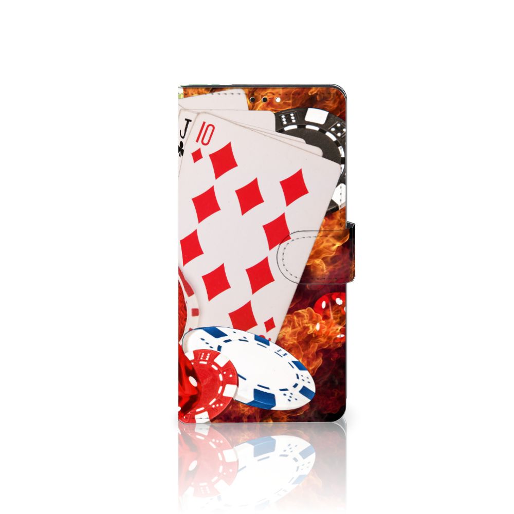 Xiaomi Redmi Note 10 Pro Wallet Case met Pasjes Casino