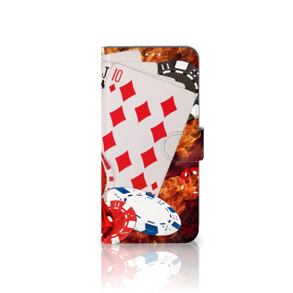 OnePlus 9 Wallet Case met Pasjes Casino