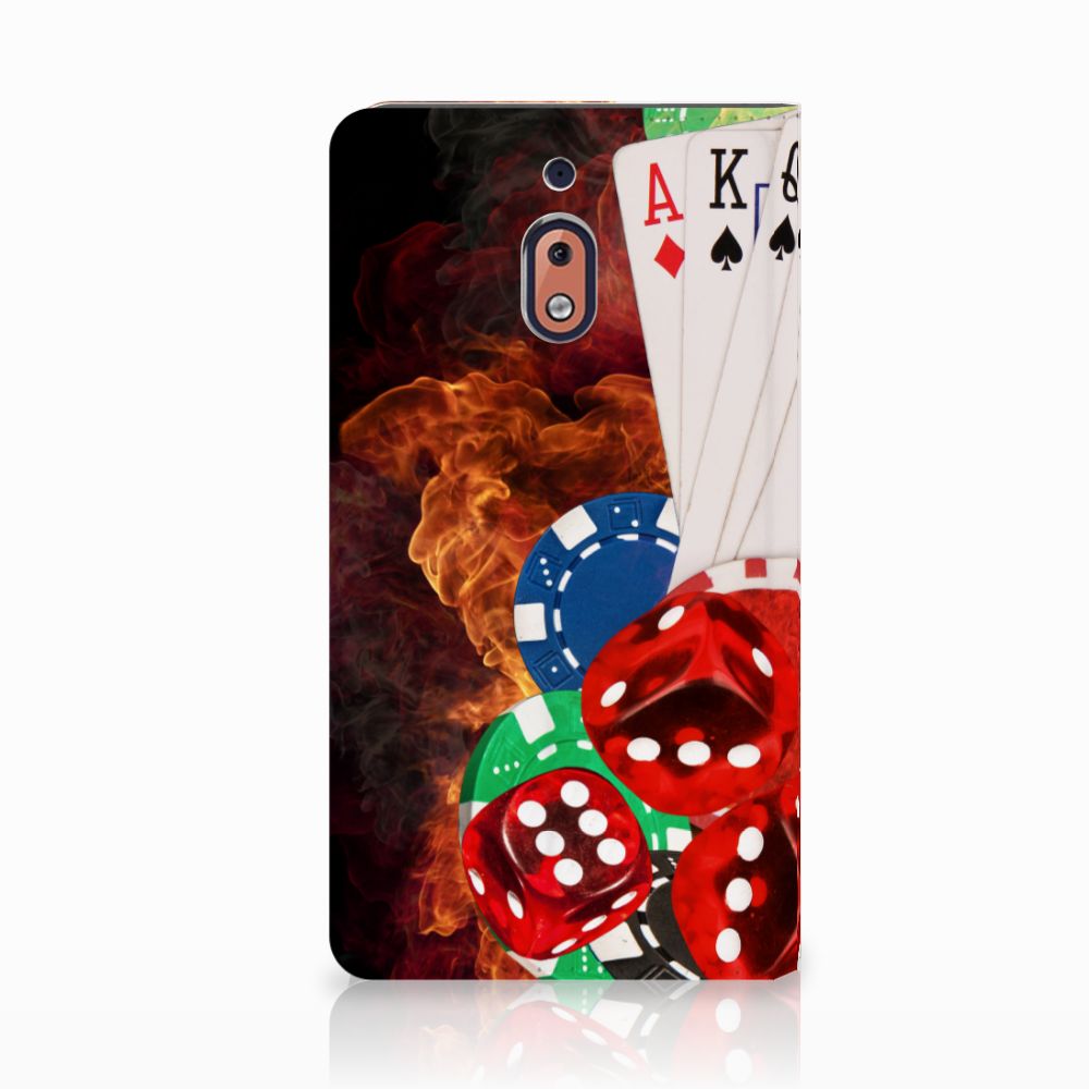 Nokia 2.1 2018 Hippe Standcase Casino