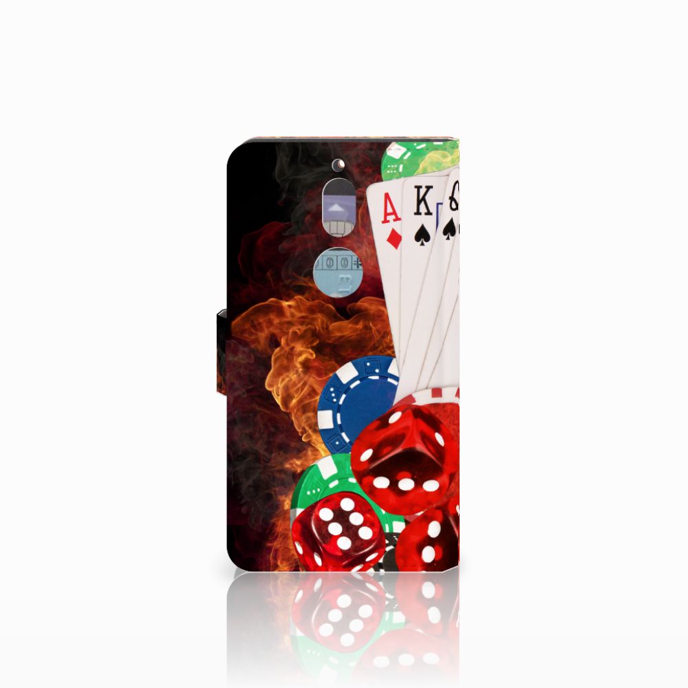 Nokia 7 Wallet Case met Pasjes Casino