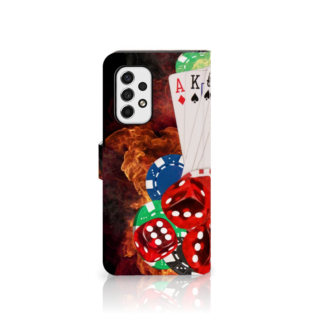 Samsung Galaxy A53 Wallet Case met Pasjes Casino