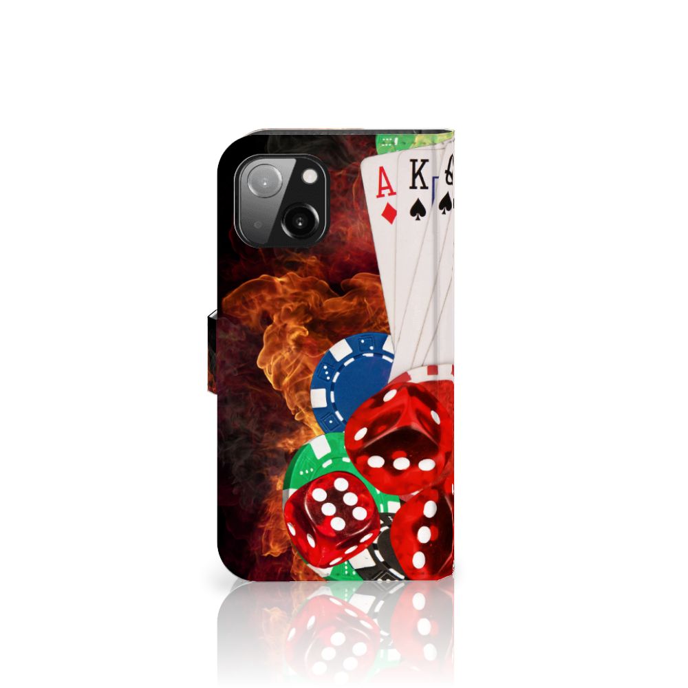 Apple iPhone 13 Wallet Case met Pasjes Casino
