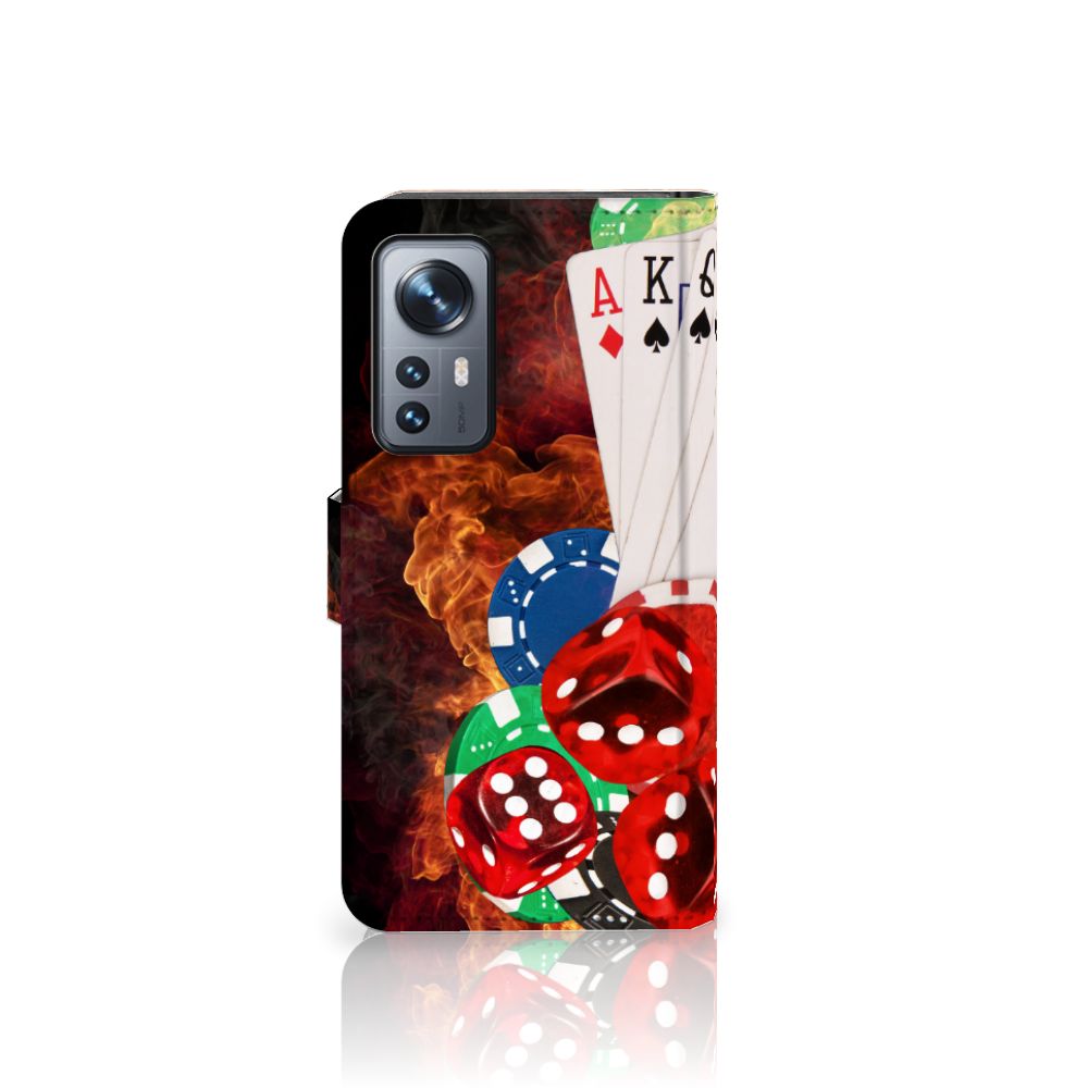 Xiaomi 12 | 12X Wallet Case met Pasjes Casino