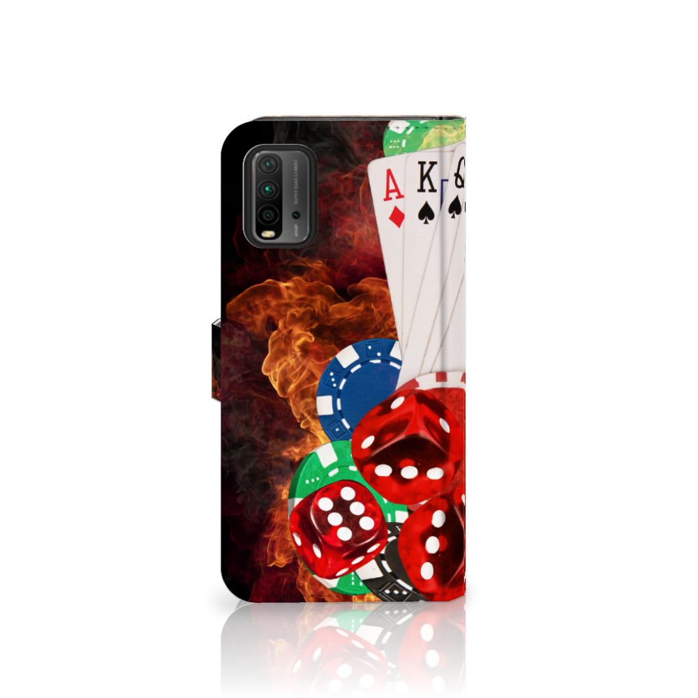 Xiaomi Redmi 9T | Poco M3 Wallet Case met Pasjes Casino