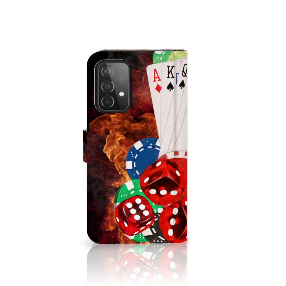 Samsung Galaxy A52 Wallet Case met Pasjes Casino