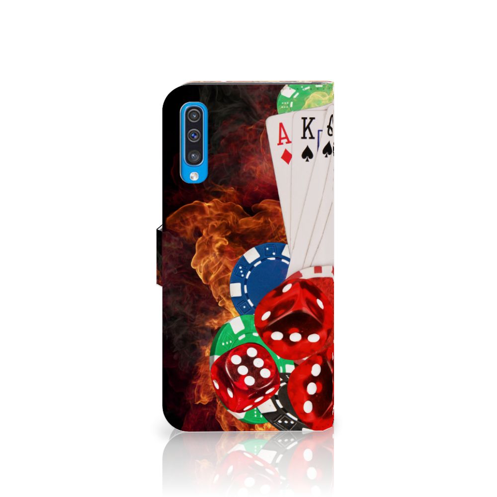 Samsung Galaxy A50 Wallet Case met Pasjes Casino