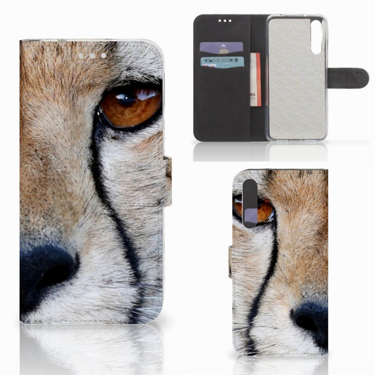 Huawei P20 Pro Telefoonhoesje met Pasjes Cheetah