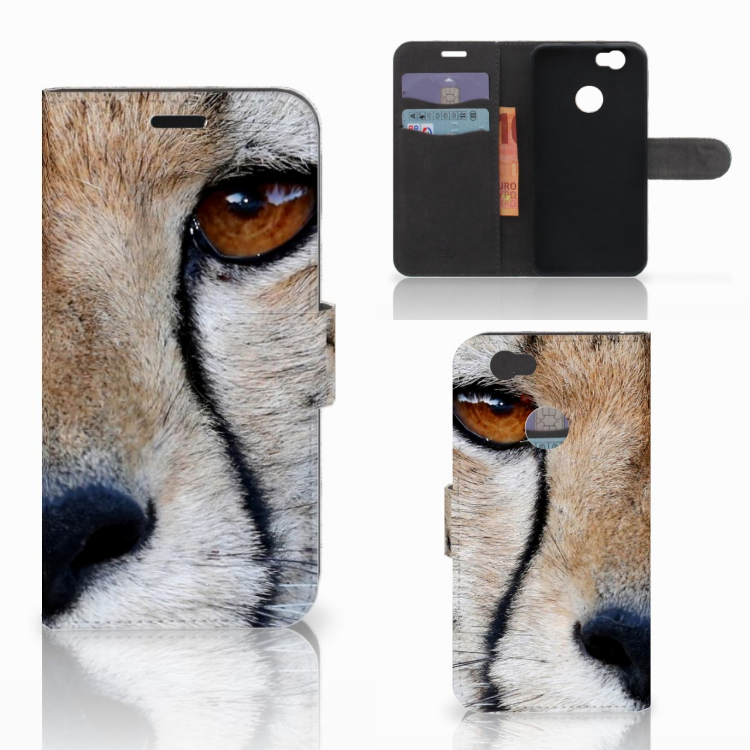 Huawei Nova Telefoonhoesje met Pasjes Cheetah
