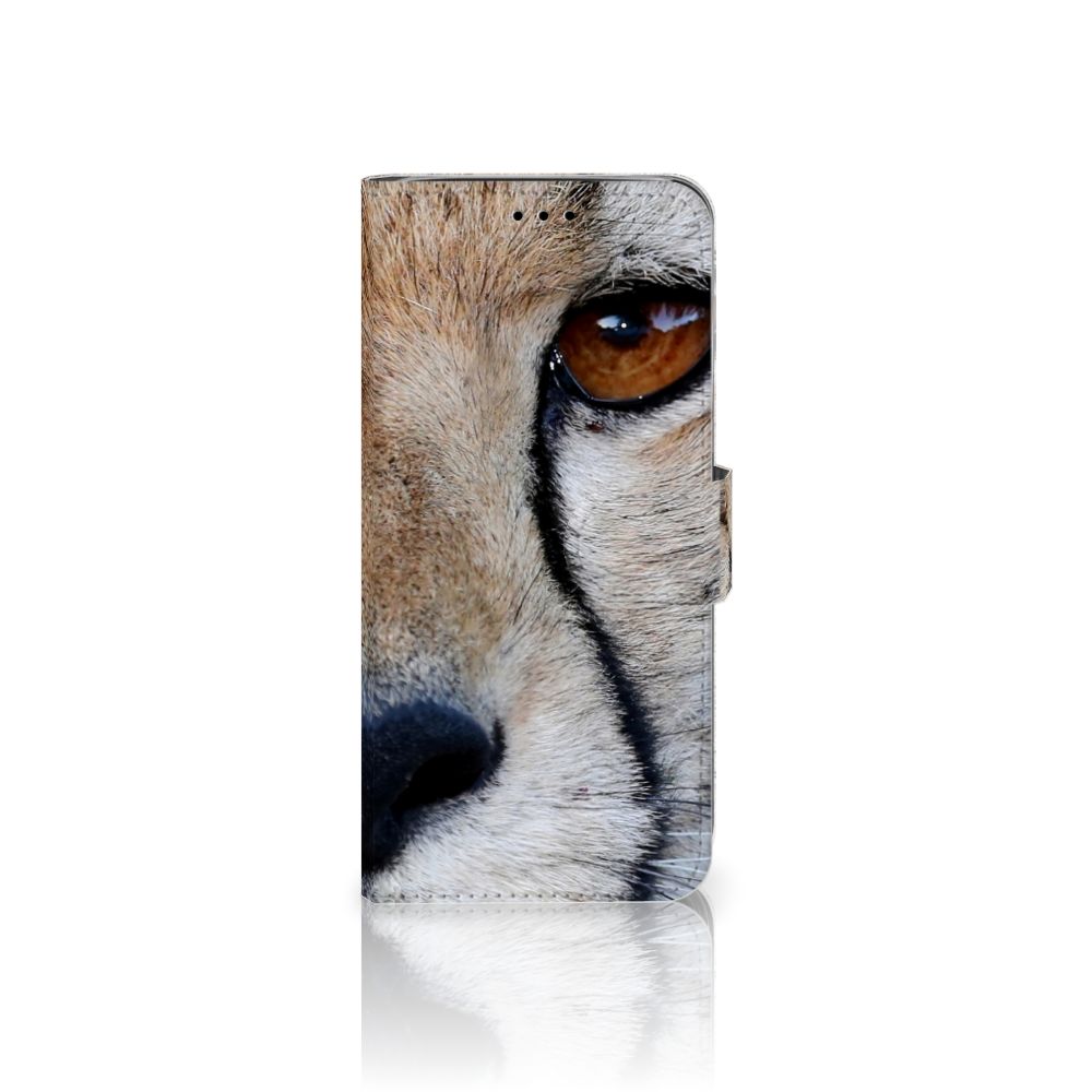 Samsung Galaxy A6 2018 Telefoonhoesje met Pasjes Cheetah