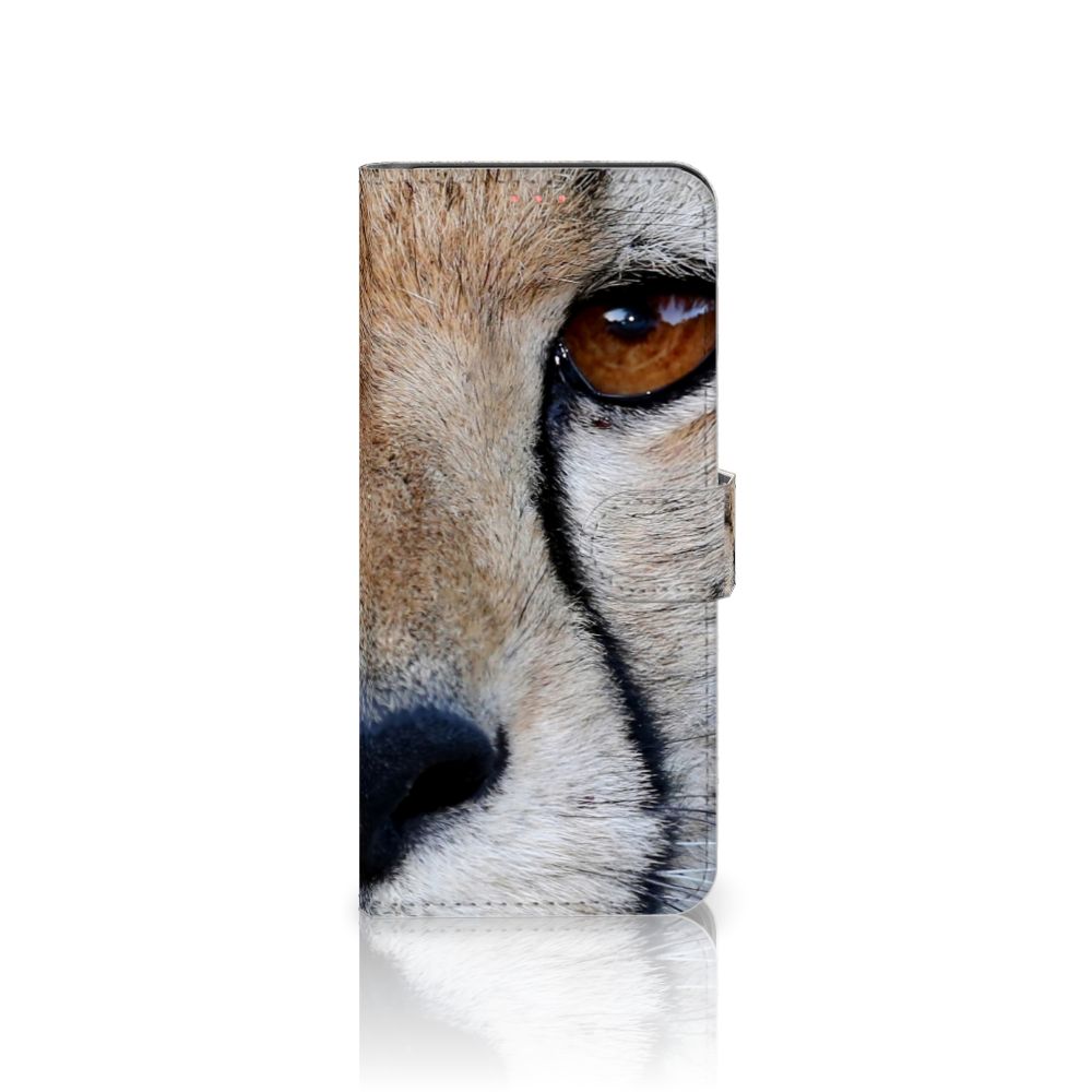 Samsung Galaxy A72 Telefoonhoesje met Pasjes Cheetah